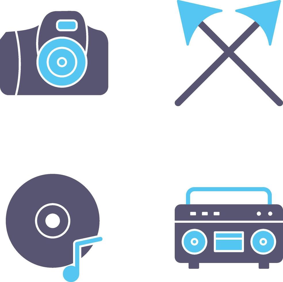 Camera and Arrows Icon vector