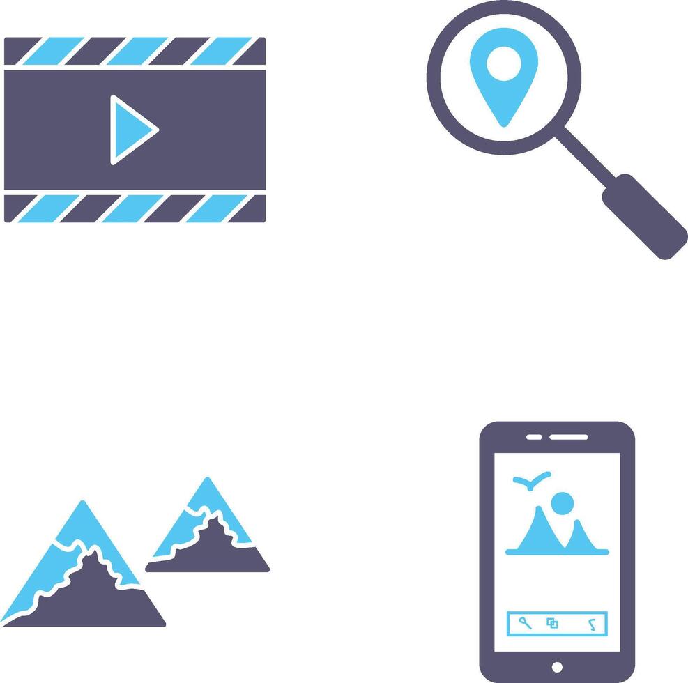 animation and tracking services Icon vector