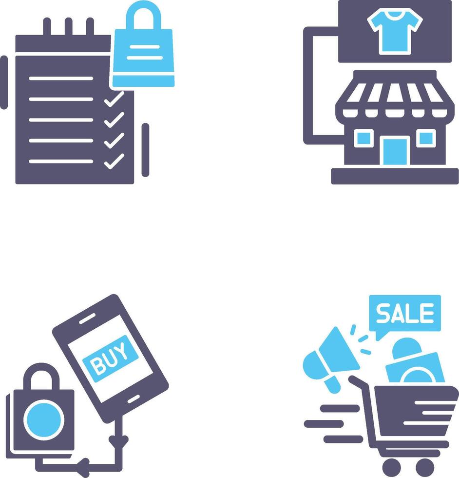 Shopping and Store Icon vector