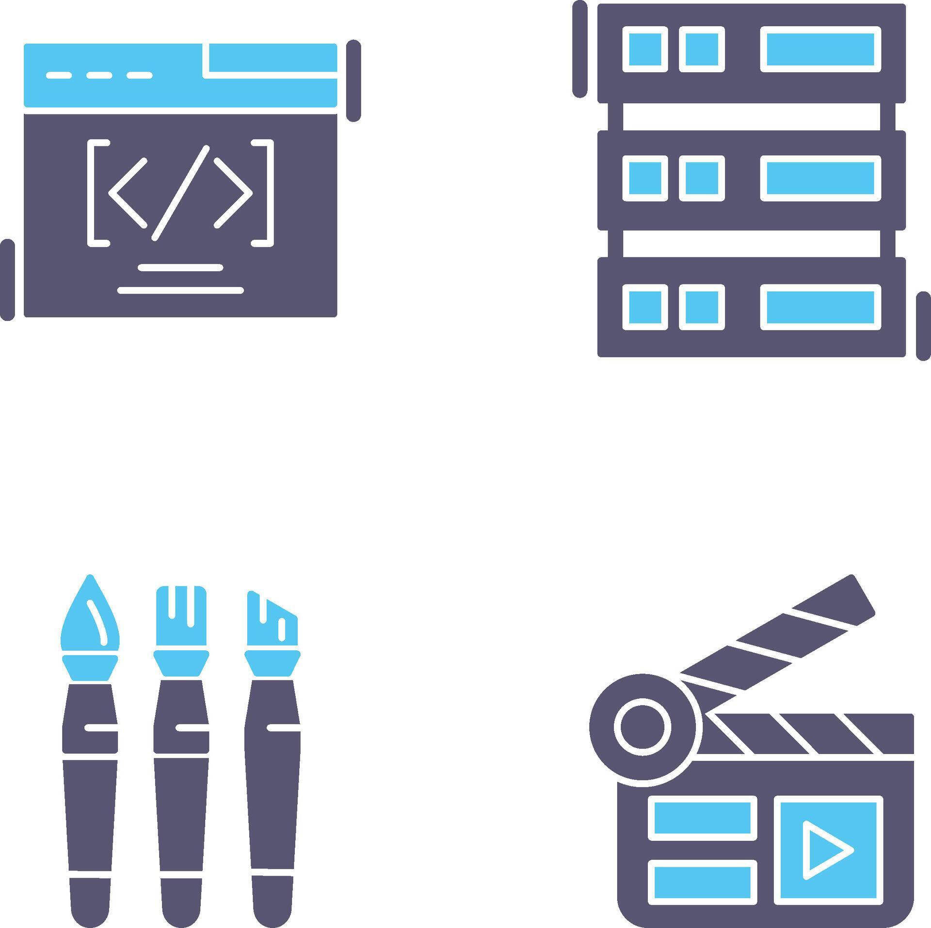 Web Coding ND Server Icon 44667100 Vector Art at Vecteezy
