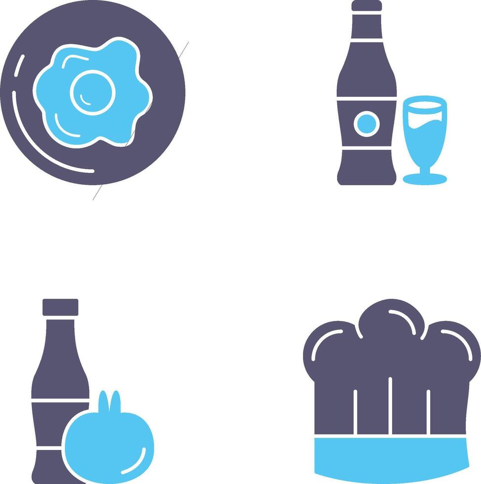 Breakfast and Bear Icon vector