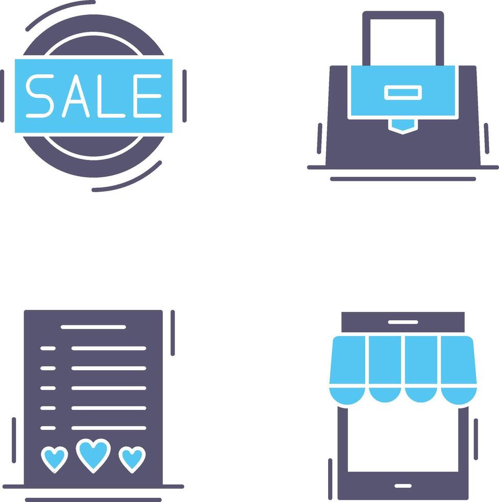 Sale and Purse Icon vector