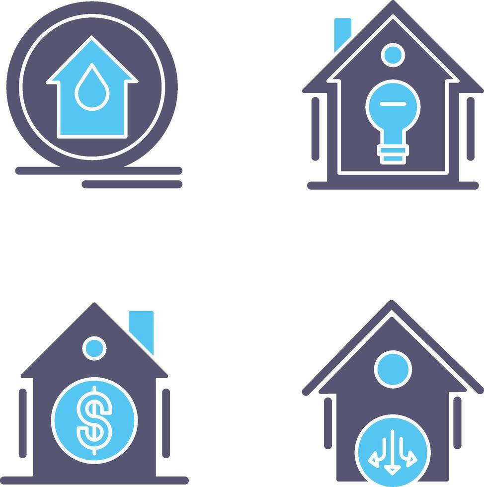 Fire Alarm and Home Automation Icon vector
