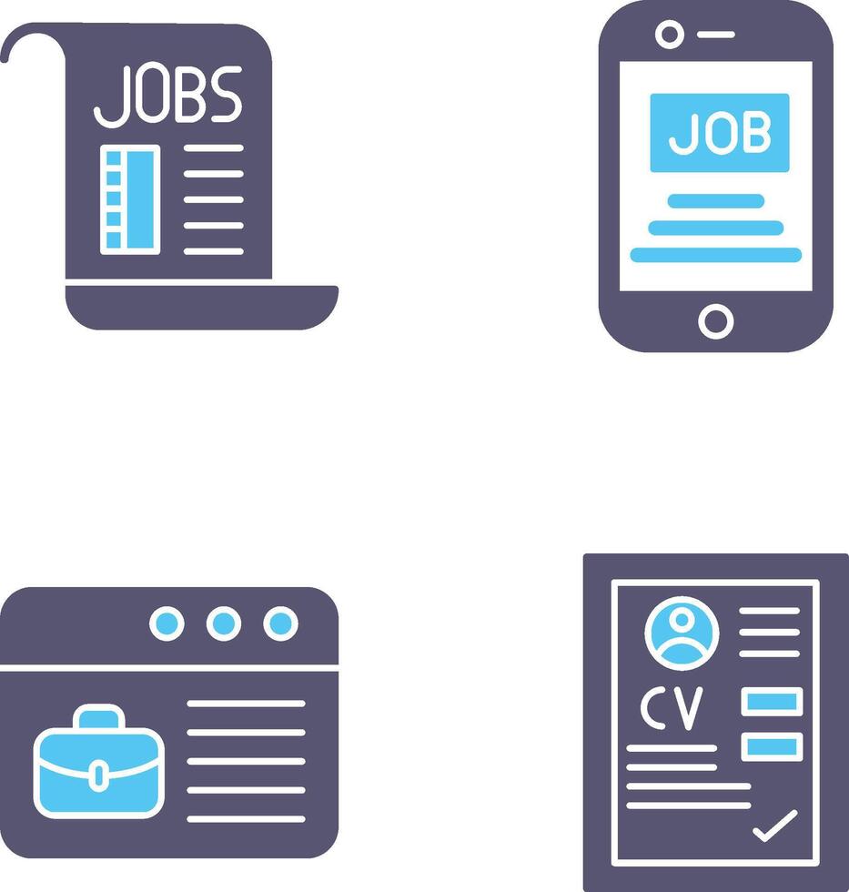 Smart Phone and News Paper Icon vector