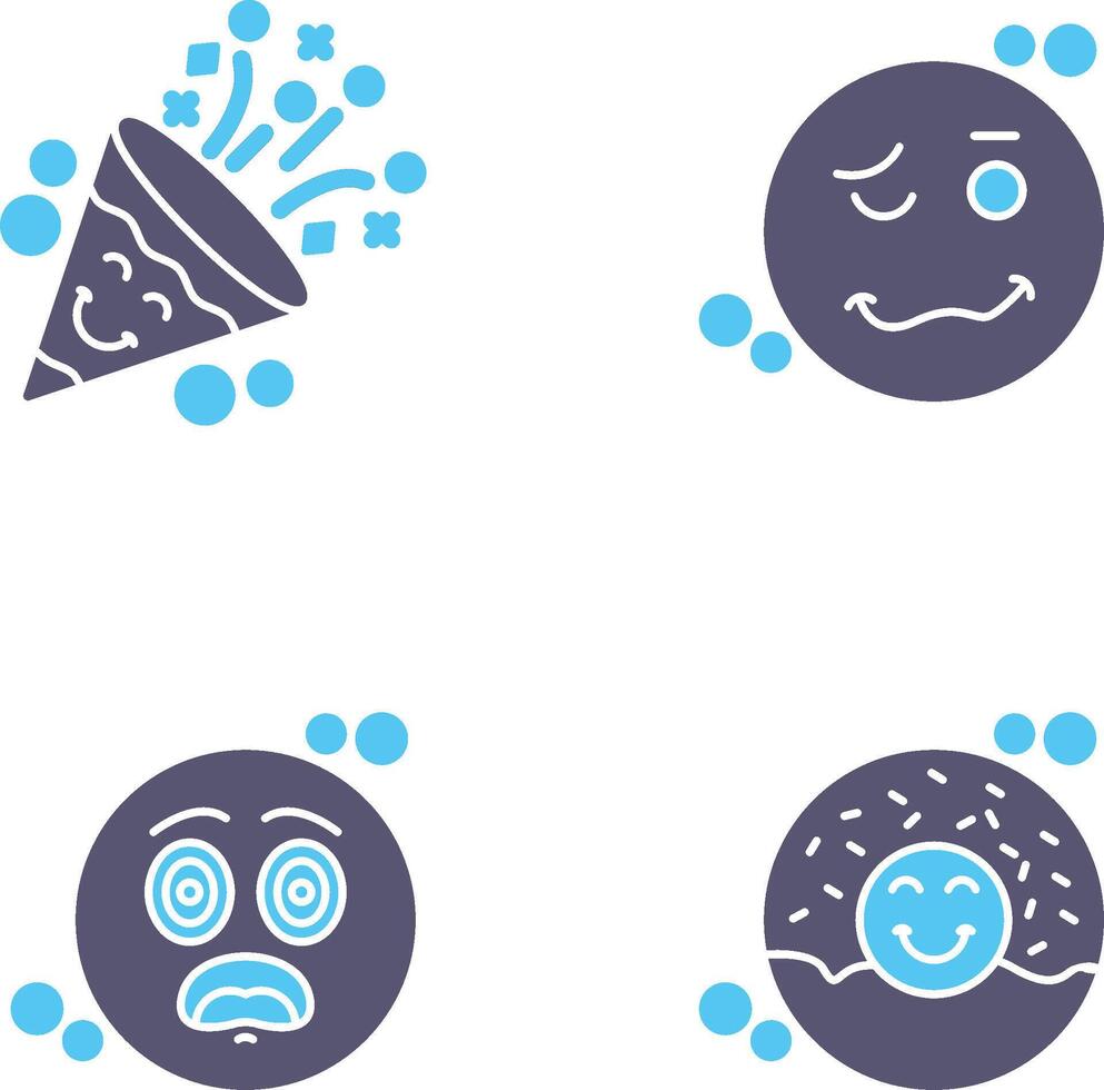 Drunk and Poppers Icon vector