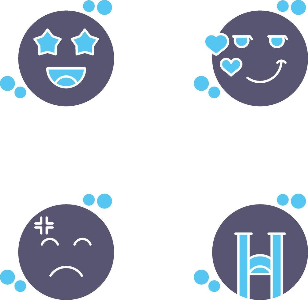 Starstruck and Flirty Icon vector