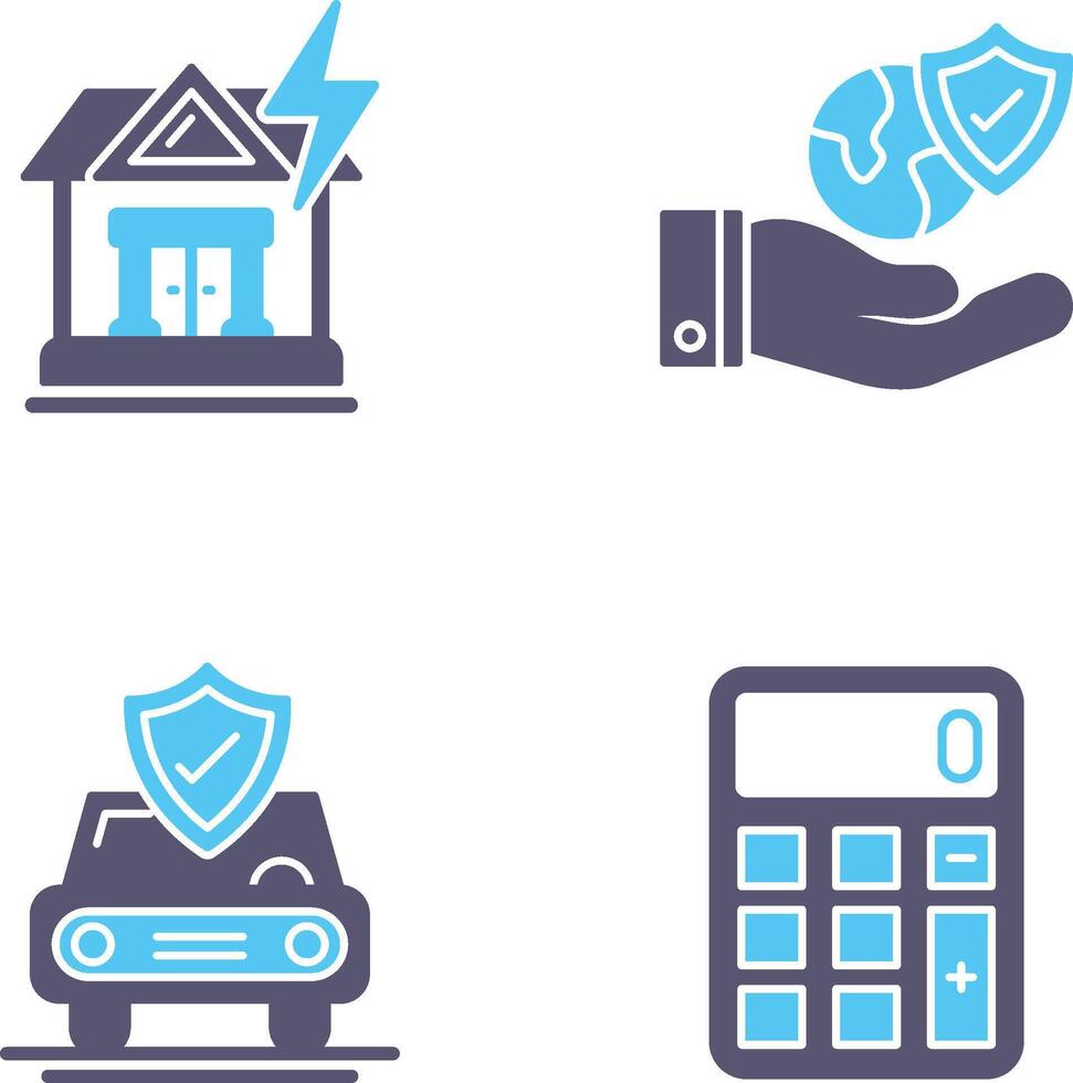 Natural Disaster and Travel Icon vector