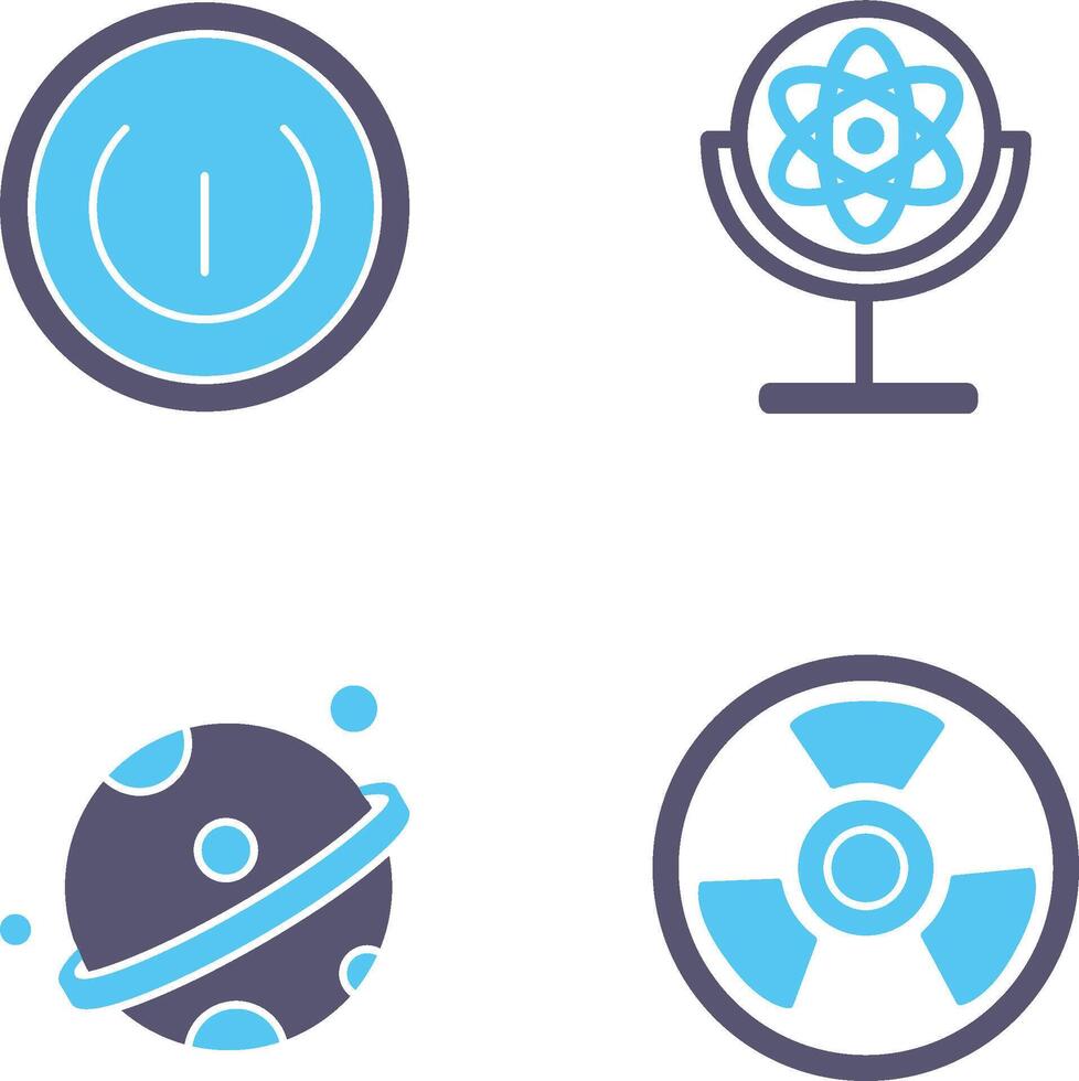 Gyroscope and Power Icon vector