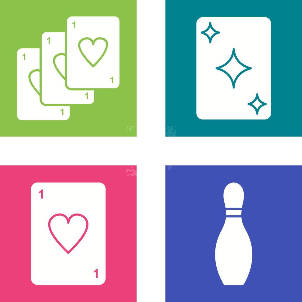 Deck of Card and Card Icon vector