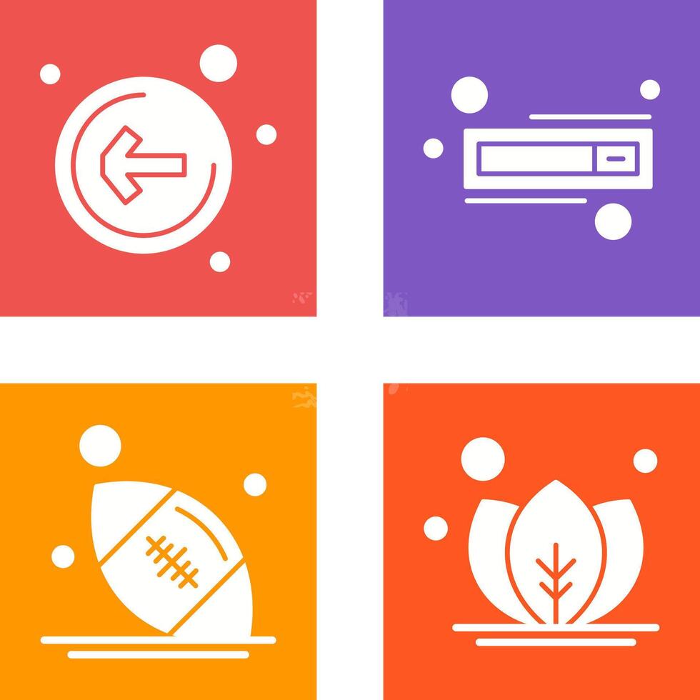 Left Arrow and Switch Icon vector