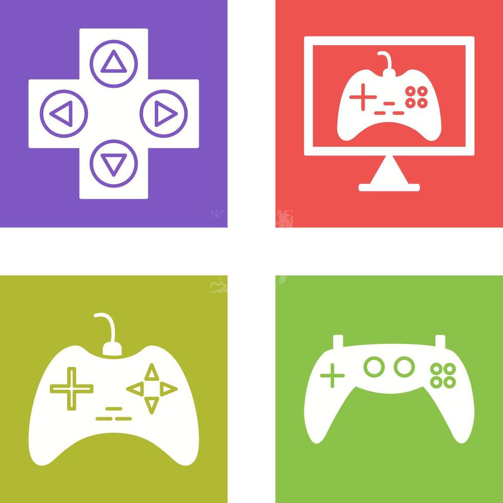 Gaming Control and Online Games Icon vector