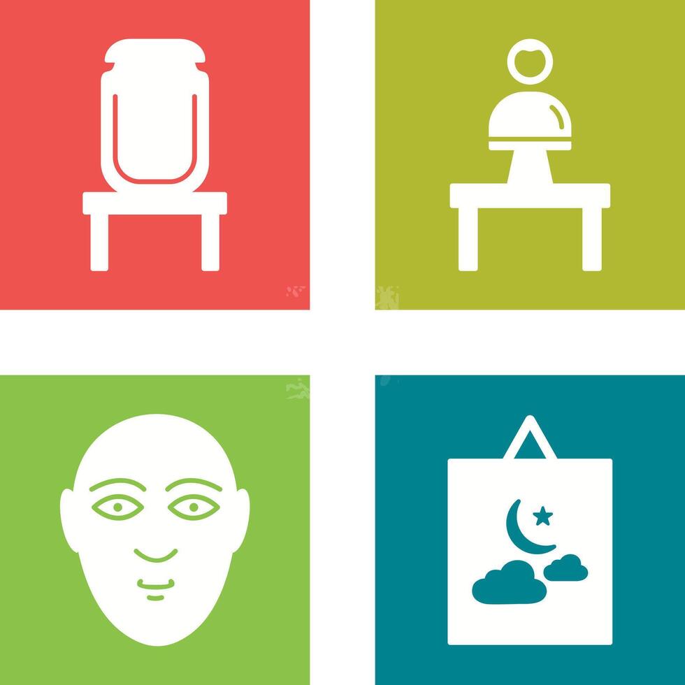 Jar on Display and Monument Icon vector