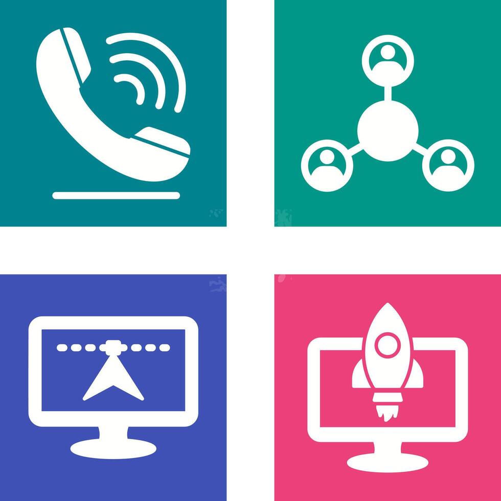 Phone and Share Icon vector