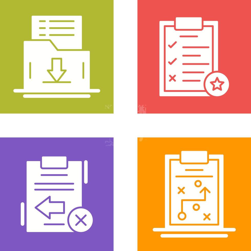 Save List and Task List Icon vector