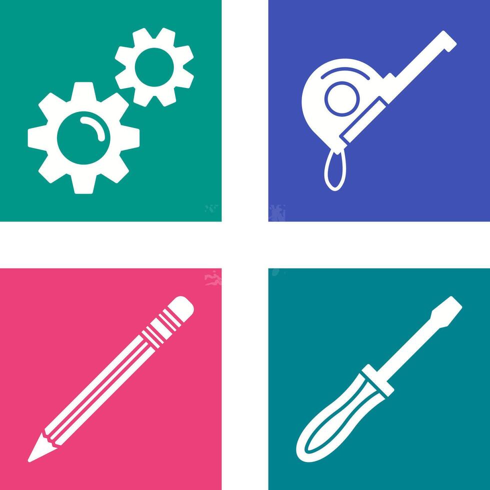 Gears and Roulette Icon vector