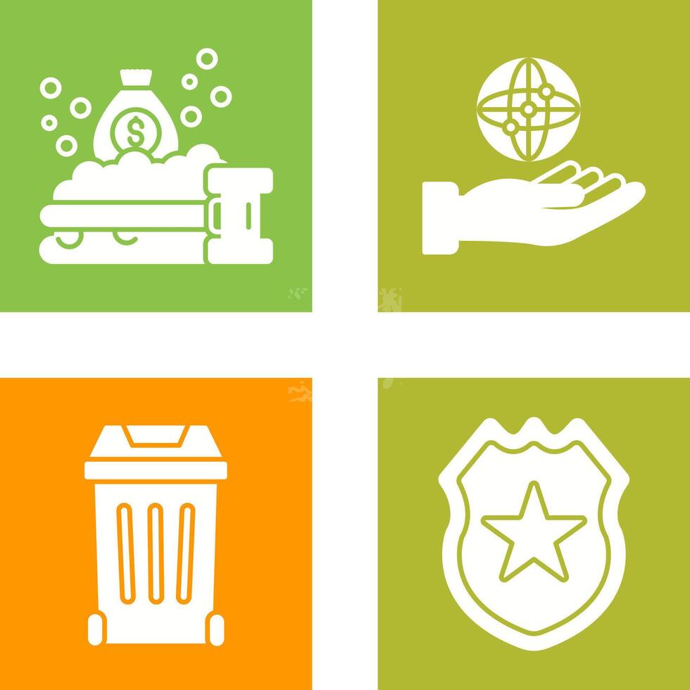 Money Laundering and Management Icon vector