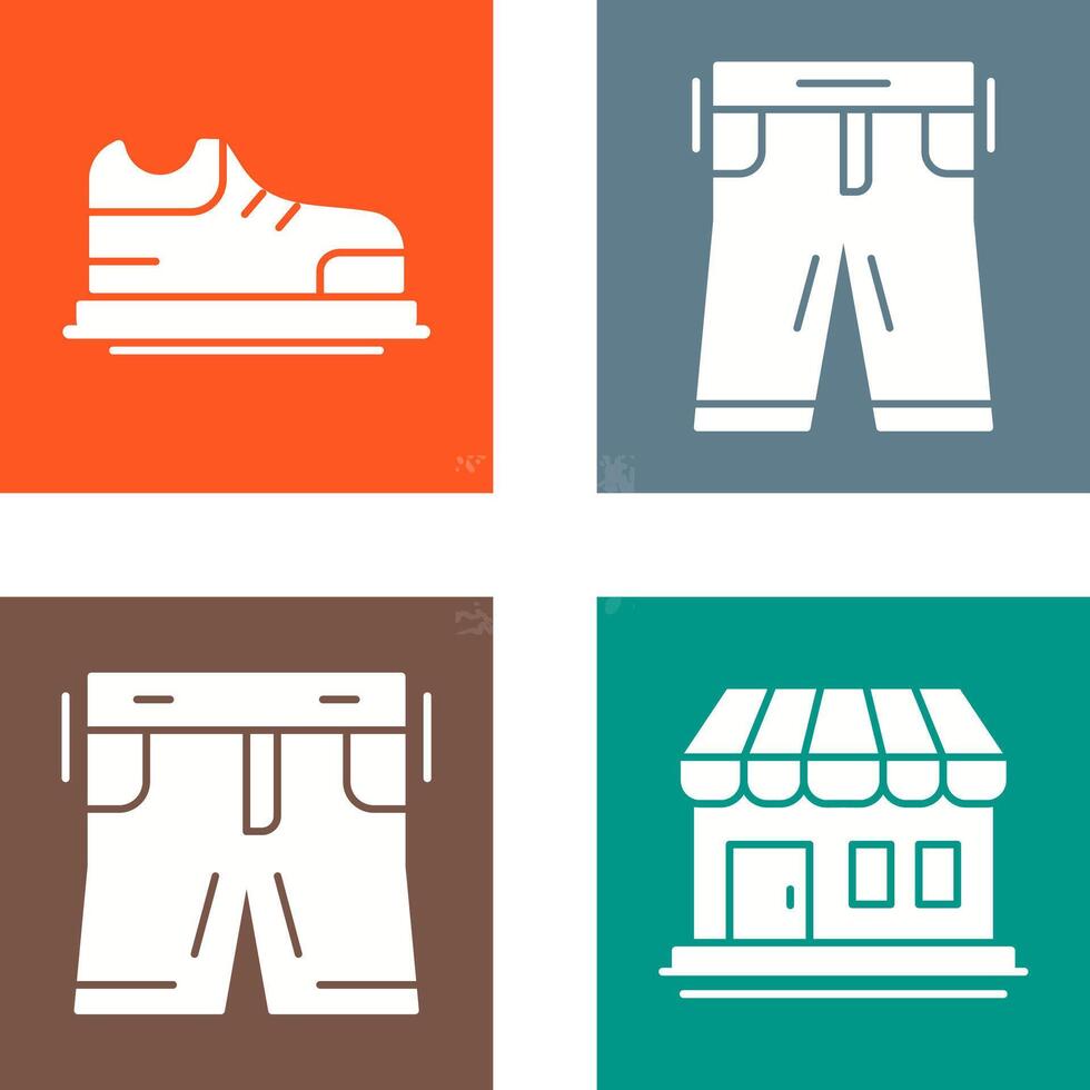 Shoes and Pants Icon vector