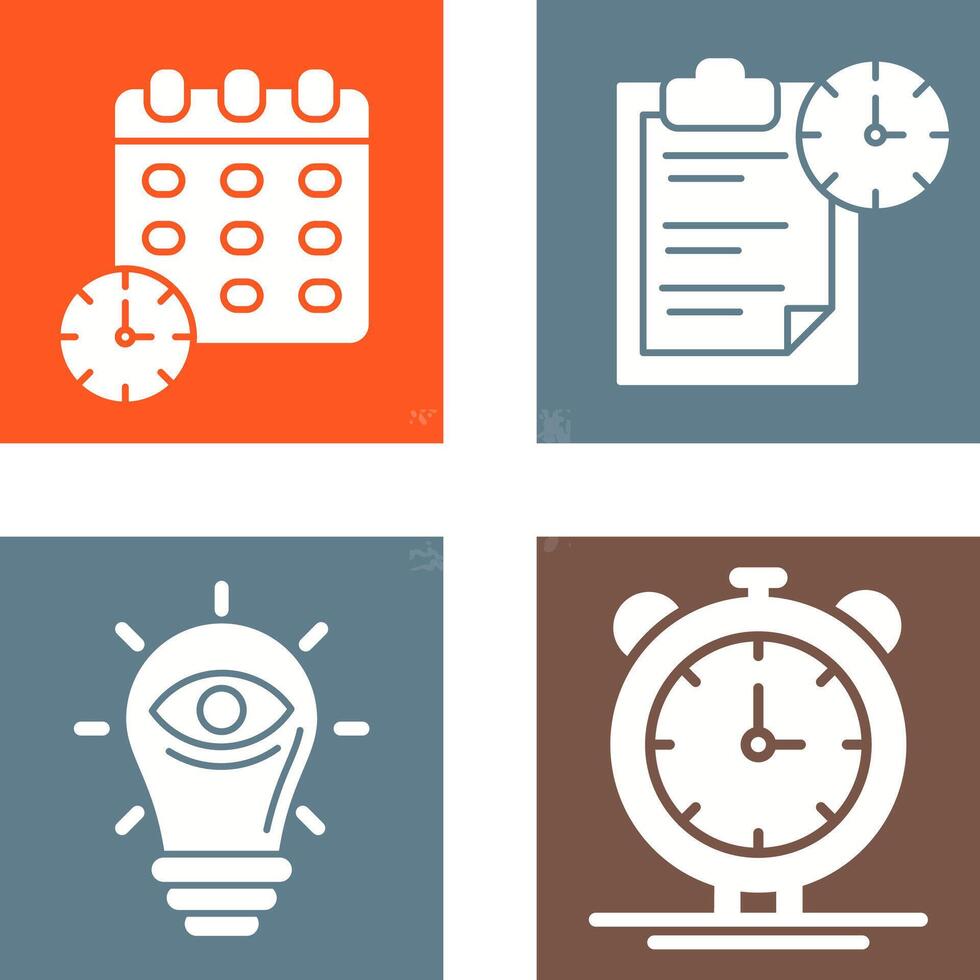 Deadline and Task Management Icon vector