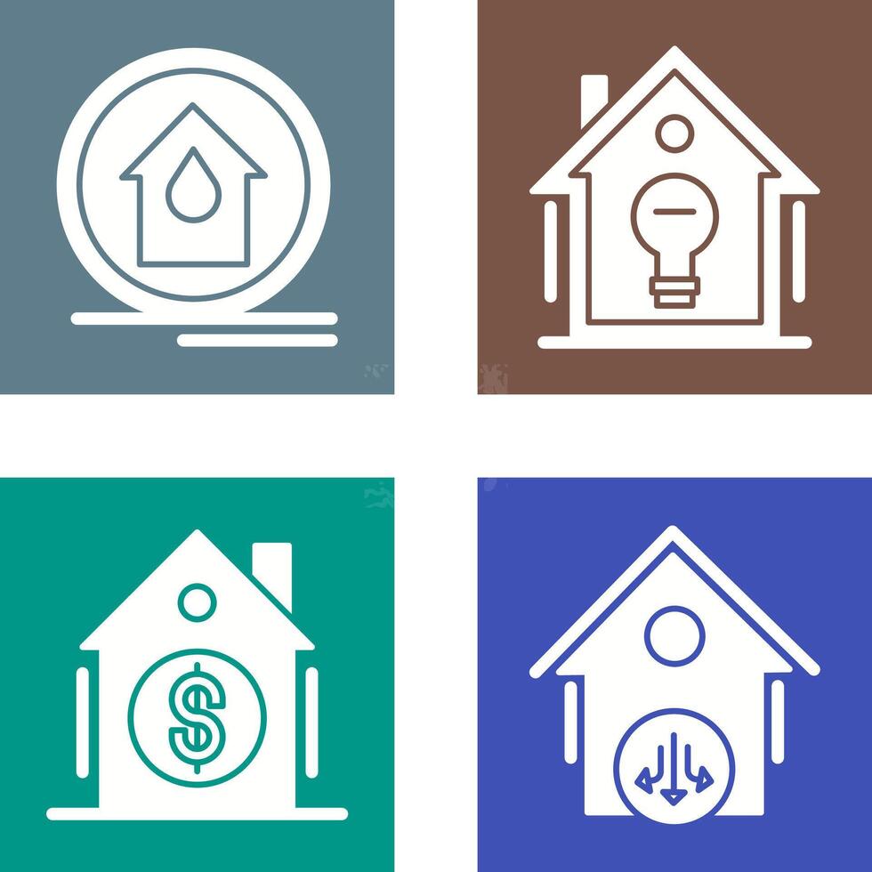 Fire Alarm and Home Automation Icon vector