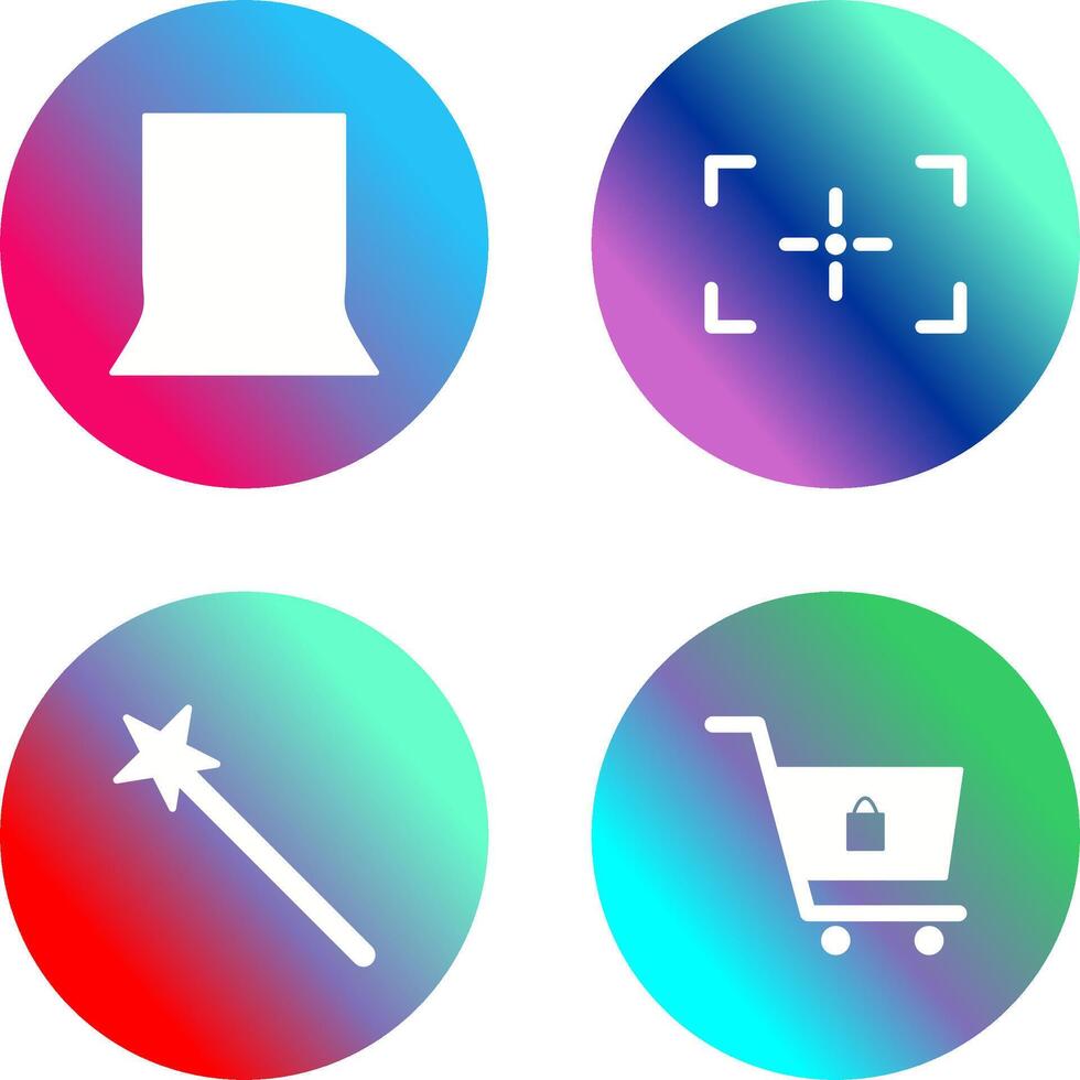 back stand and focus Icon vector