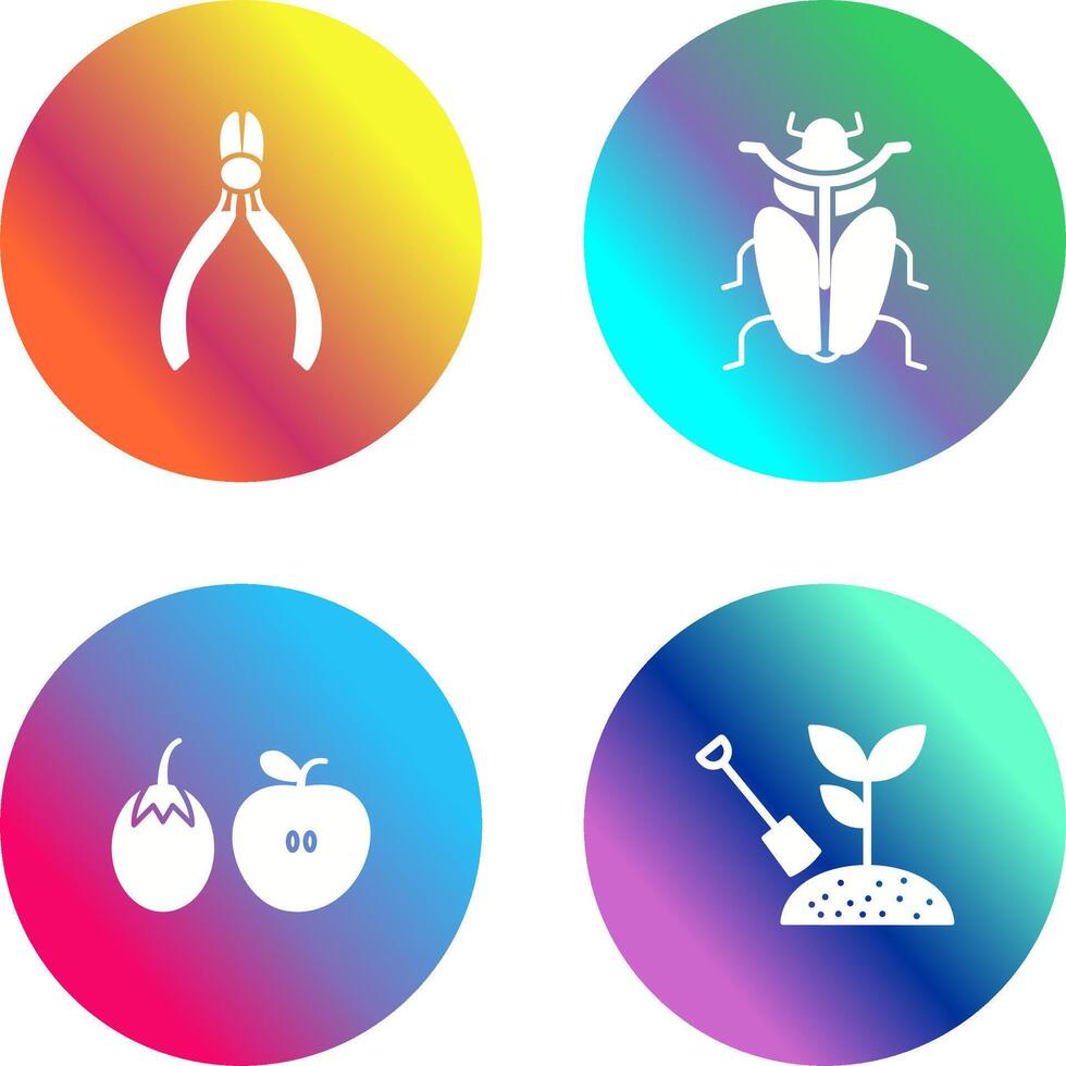Cutter and Insect Icon vector