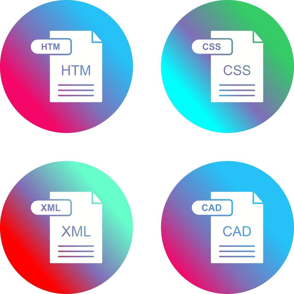 HTM and CSS Icon vector