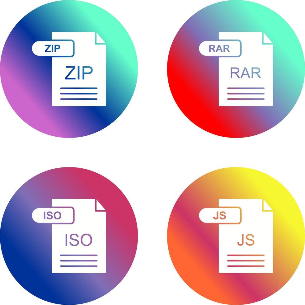 ZIP and RAR Icon vector