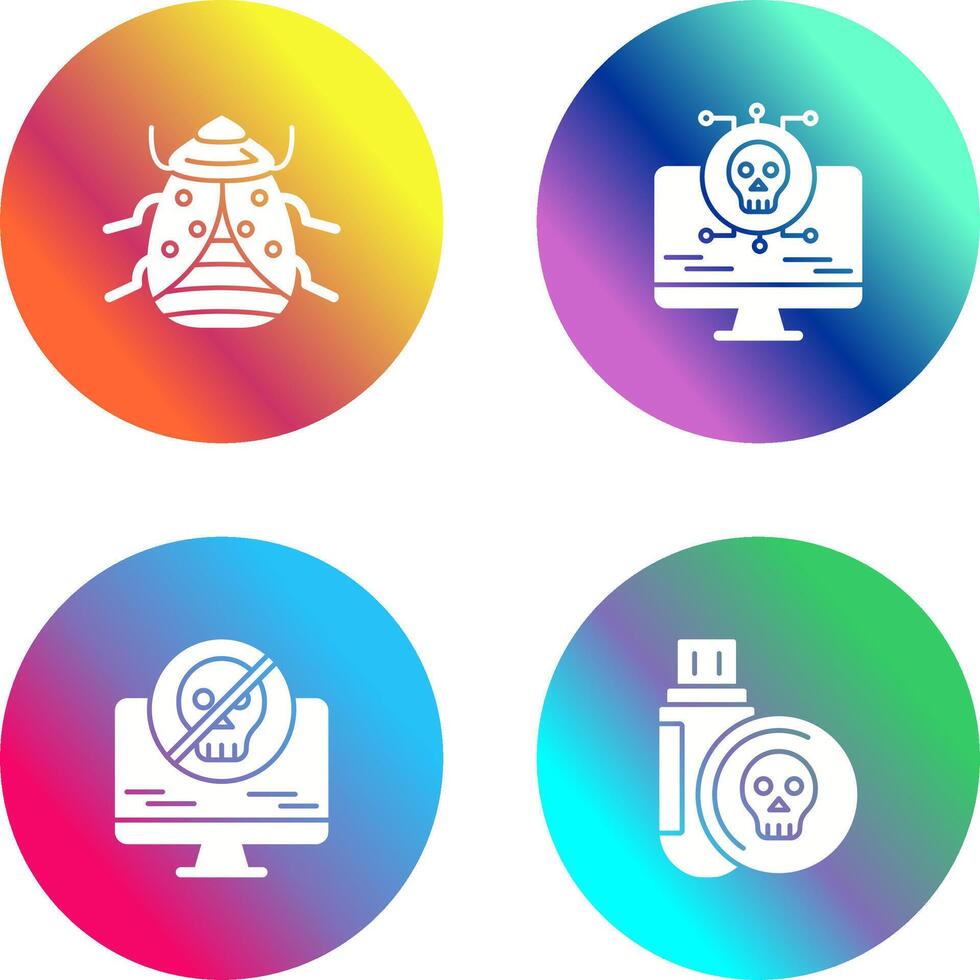 Bug and Virus Icon vector