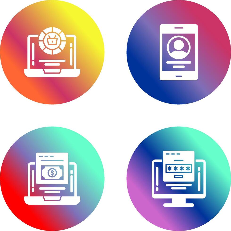 Token and Profit Icon vector