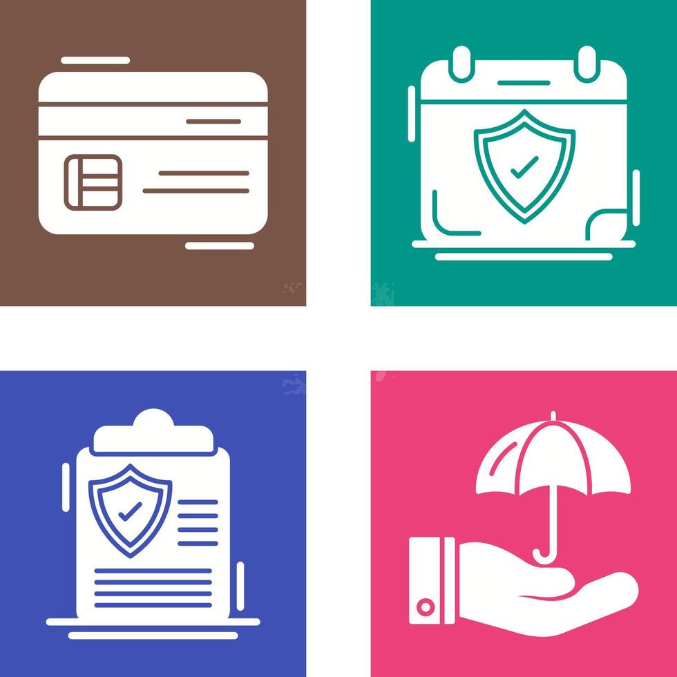 Credit Card and Period Time Icon vector