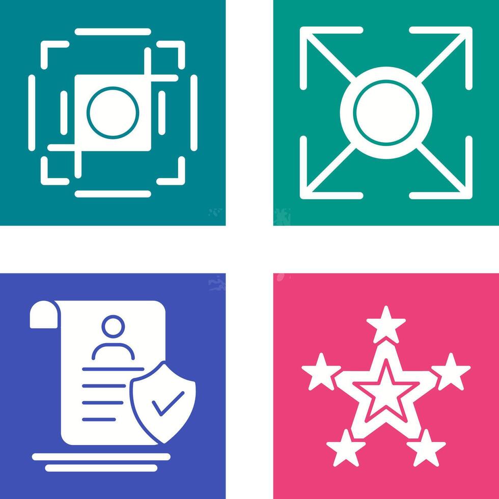 crop and expand Icon vector