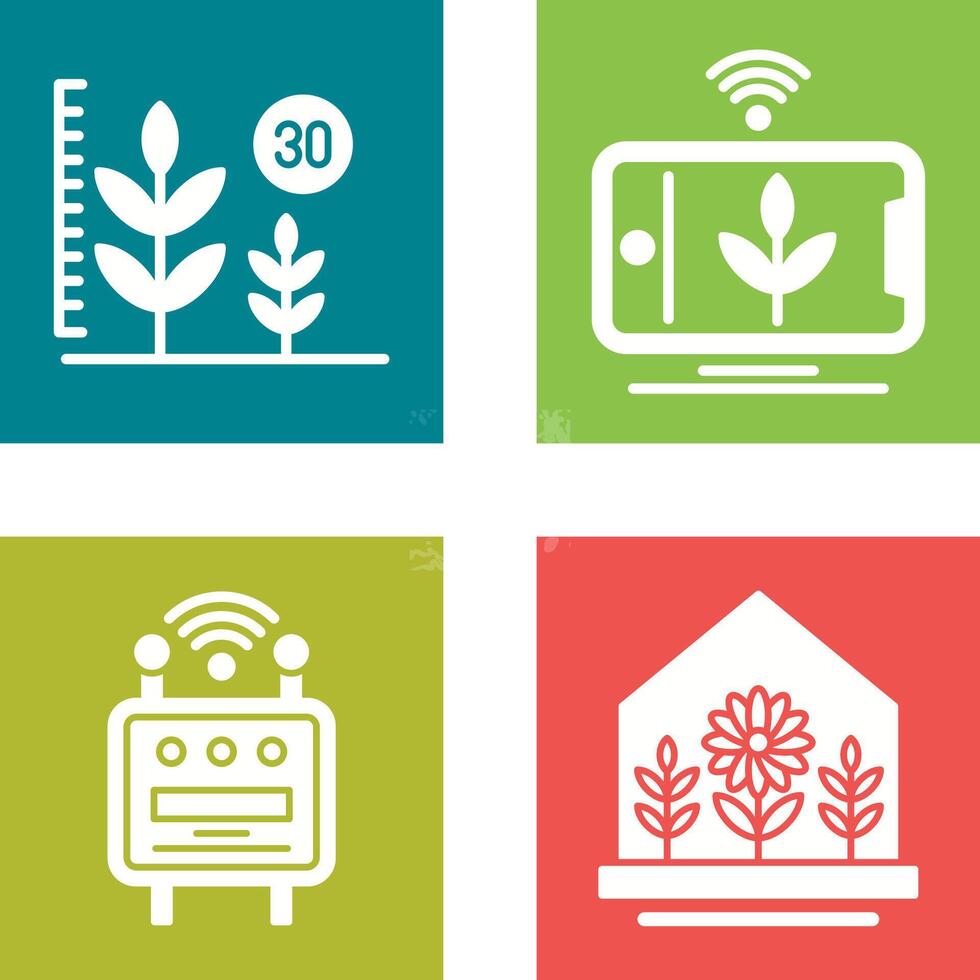 Growth and Device Icon vector
