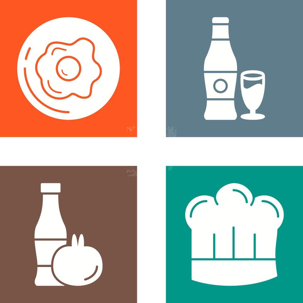Breakfast and Bear Icon vector