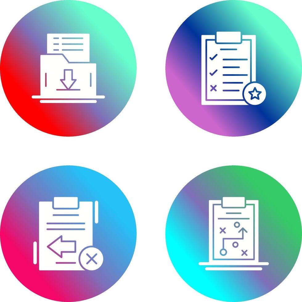 Save List and Task List Icon vector
