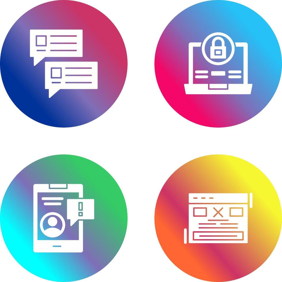 Lock and Project Consulting Icon vector