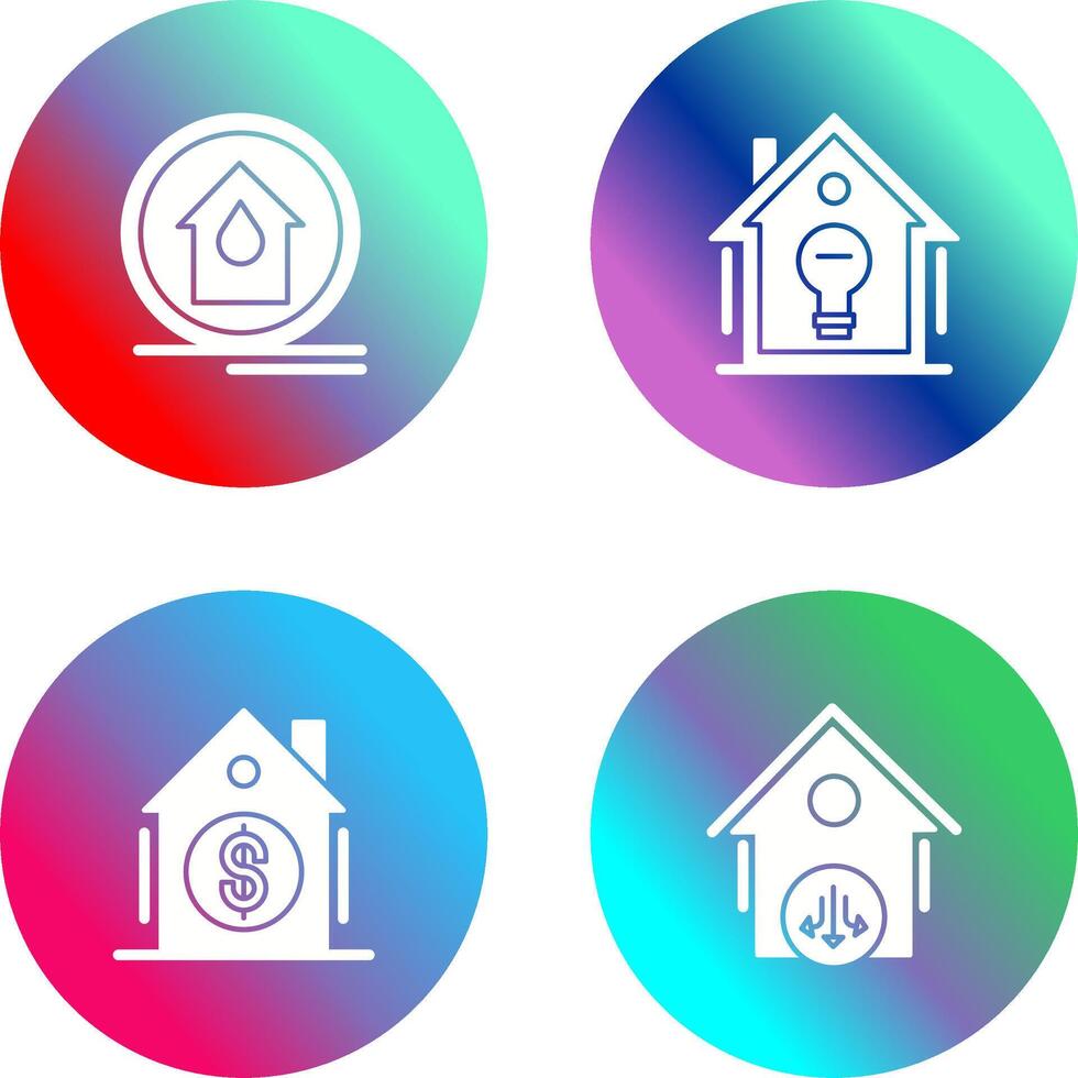 Fire Alarm and Home Automation Icon vector