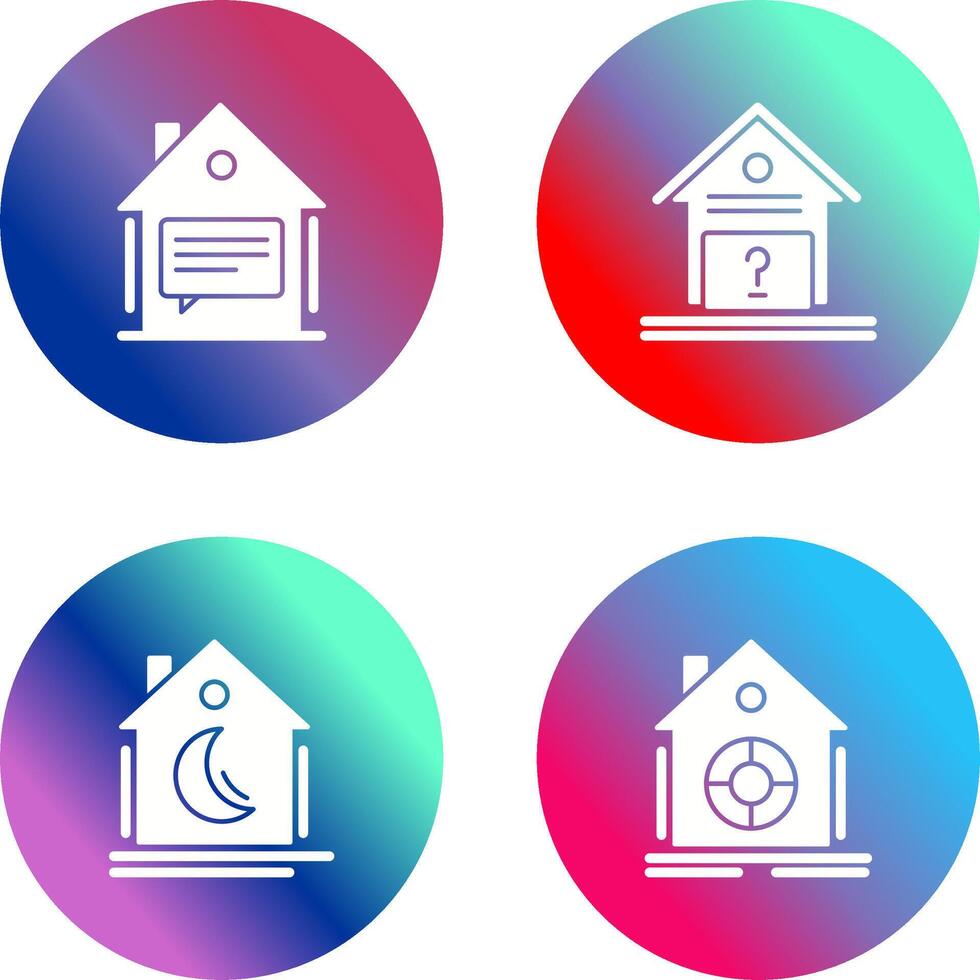 Message and Unknown Icon vector