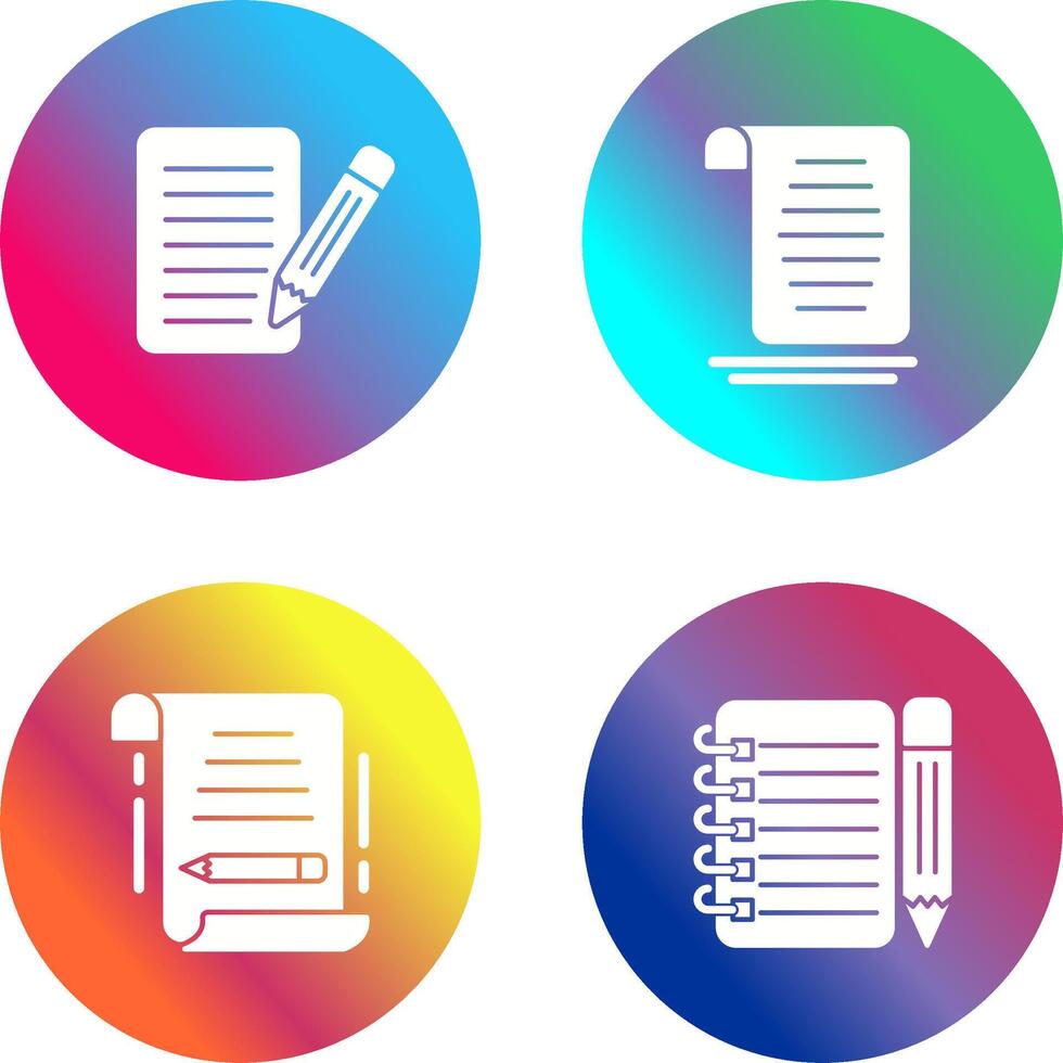 checklist and document Icon vector