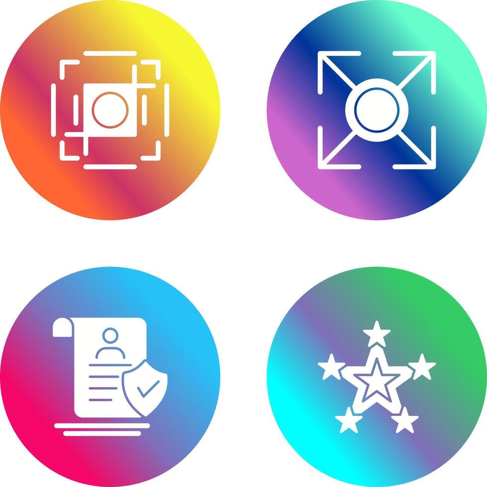 crop and expand Icon vector
