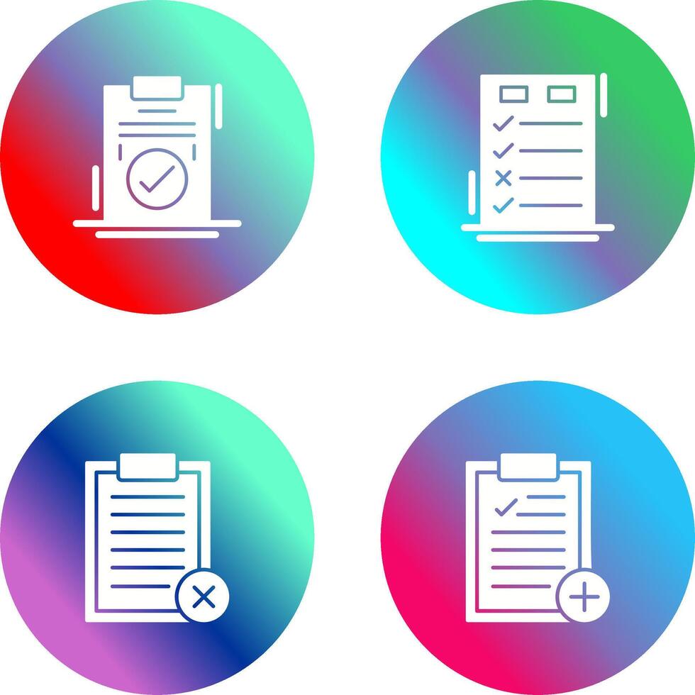 Today to Done Check List and Checkmark Icon vector