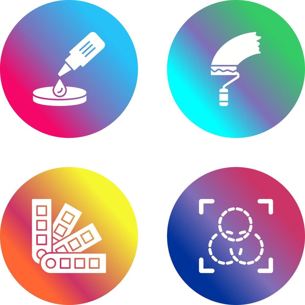 dropper and paint Icon vector