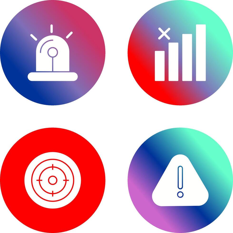Sire and Block Icon vector