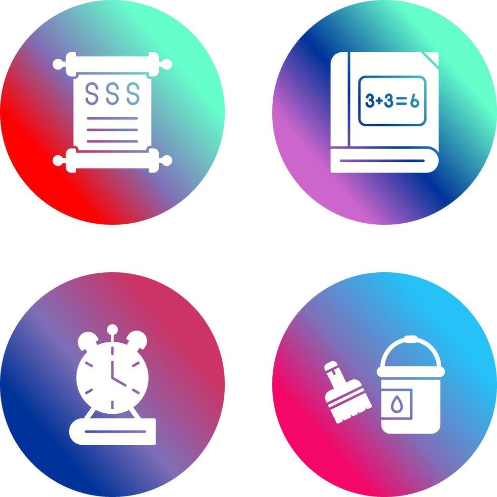 History and Math Icon vector