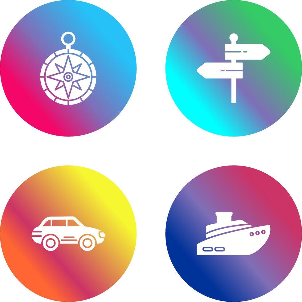 Compass and Direction Icon vector