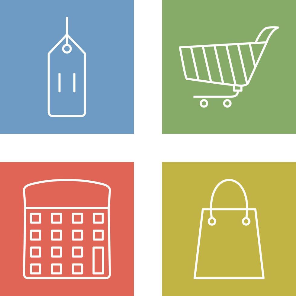 deals and shopping cart Icon vector