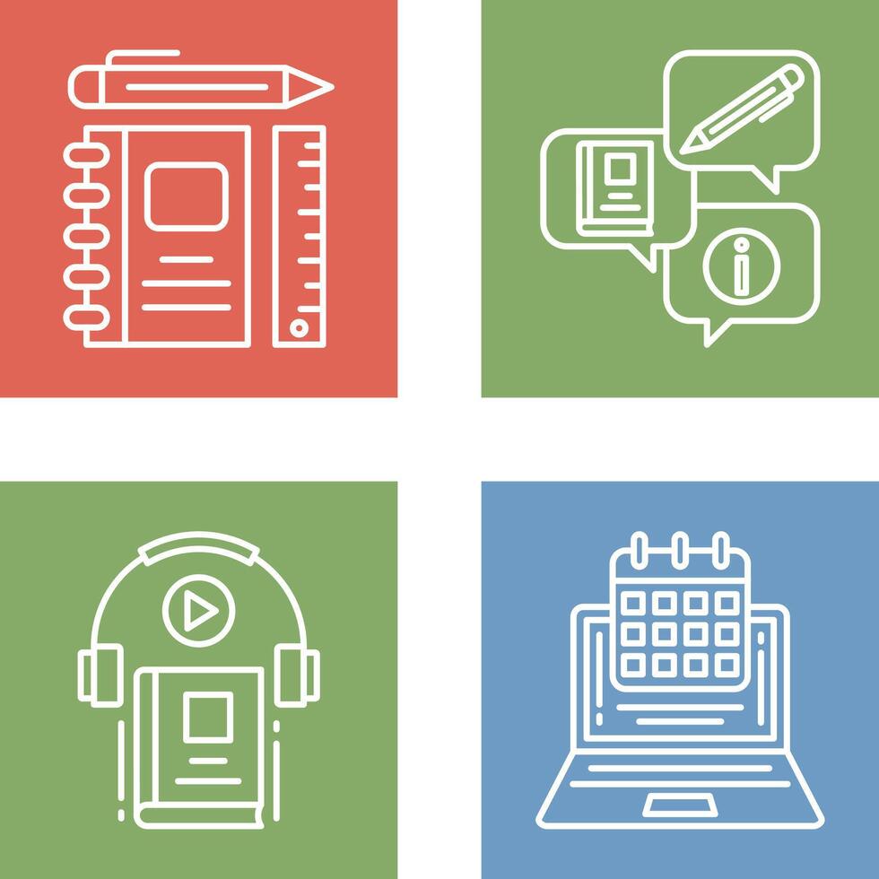 Learning Tools and Education Icon vector