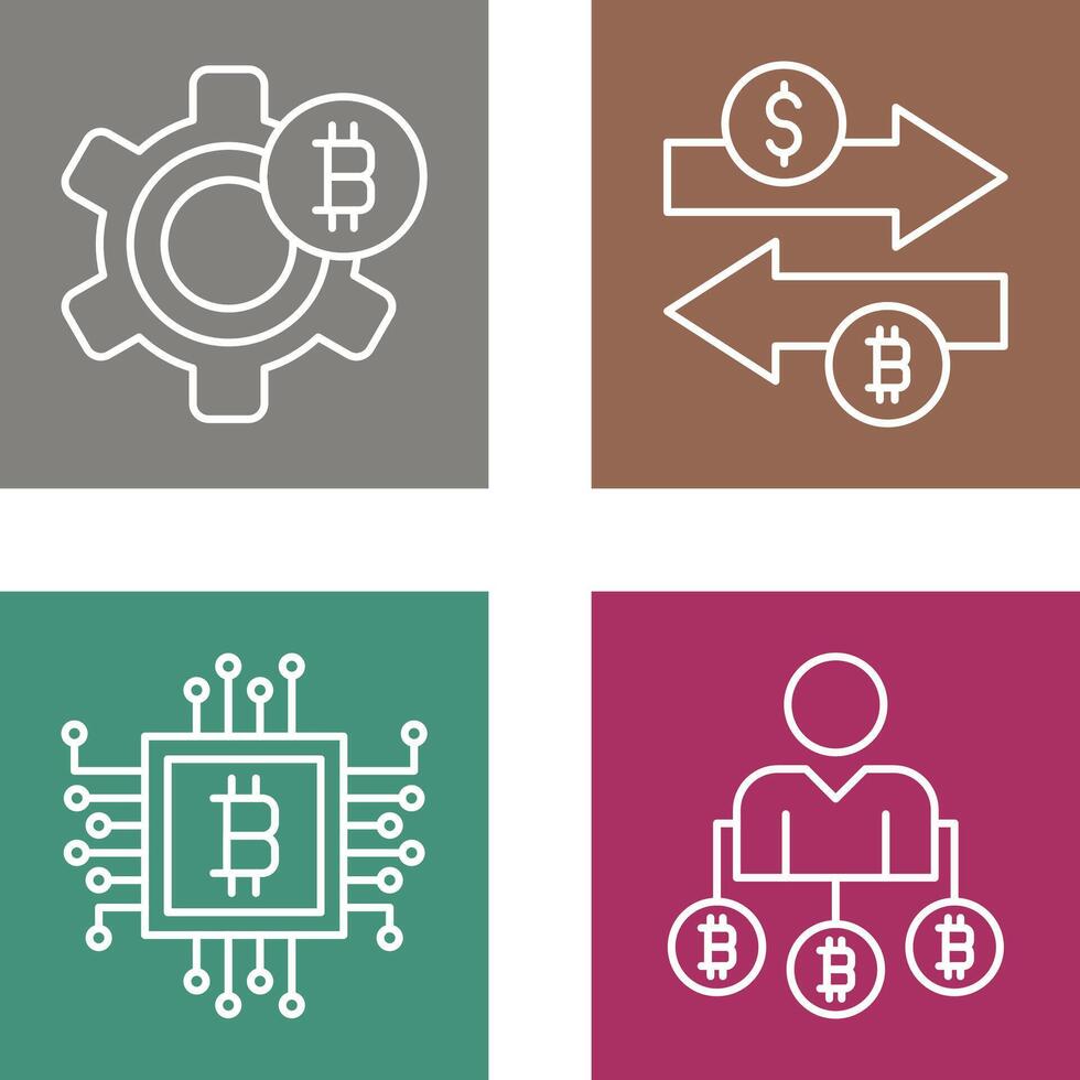 Setting and Money Exchange Icon vector