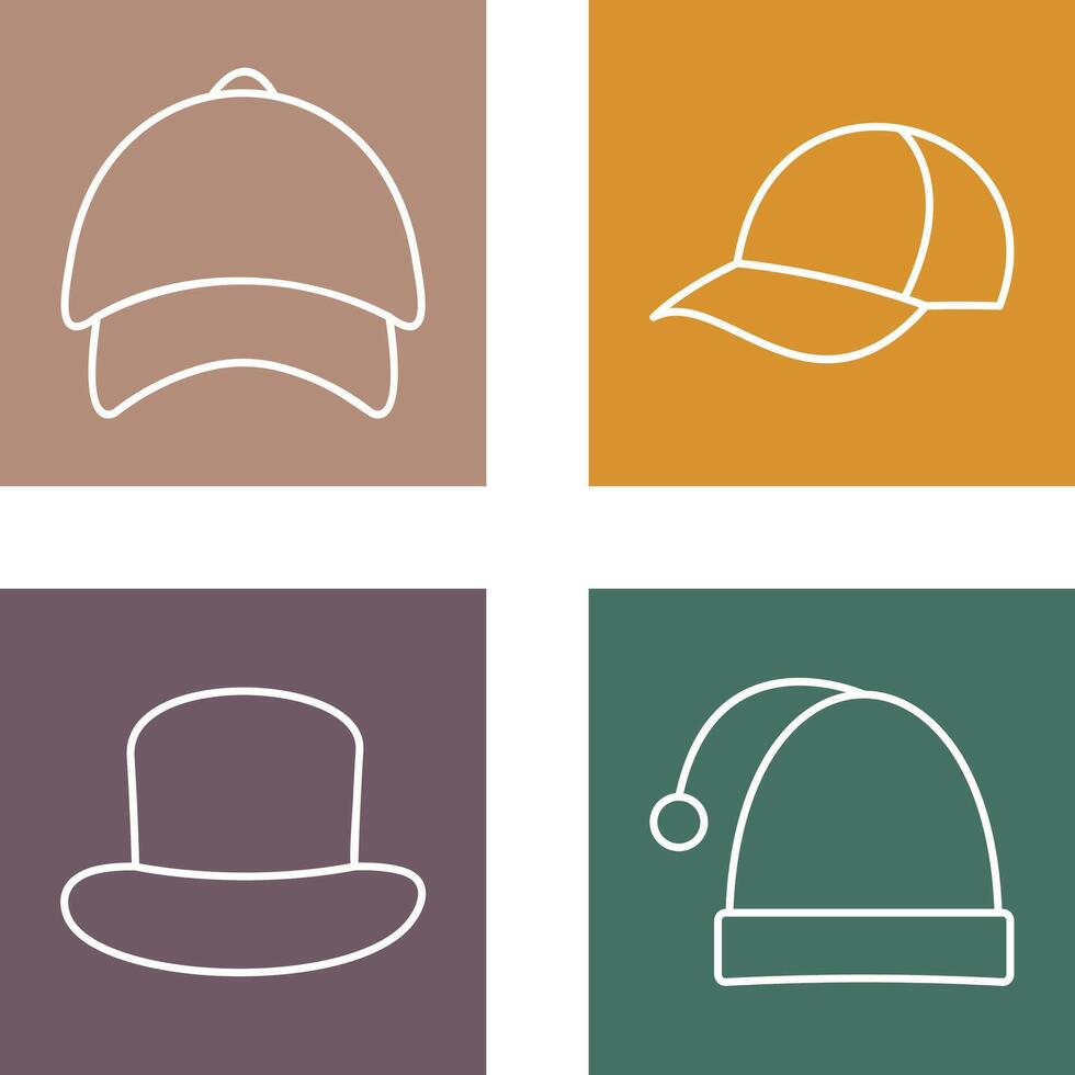 Cap and Hat Icon vector