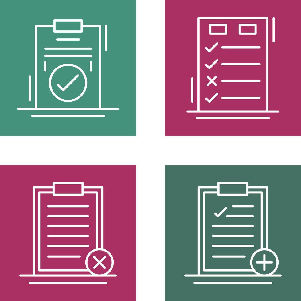 Today to Done Check List and Checkmark Icon vector
