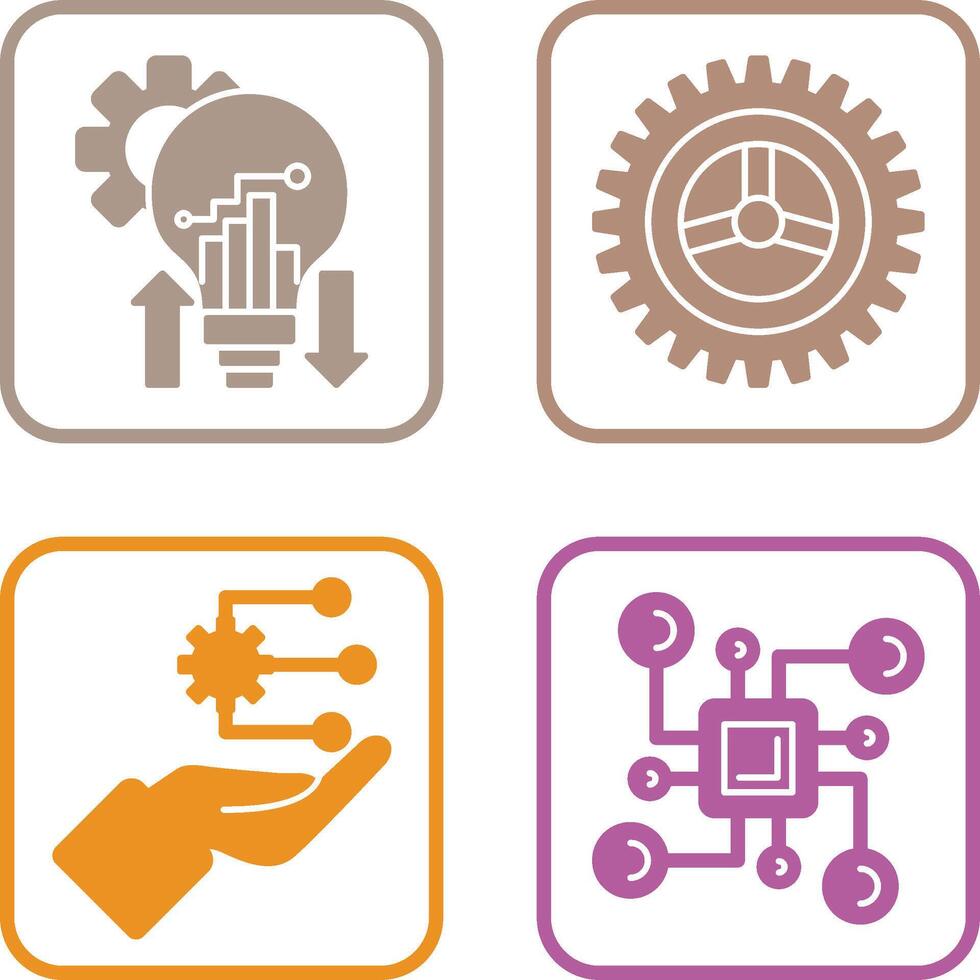 Analysis and Setting Icon vector